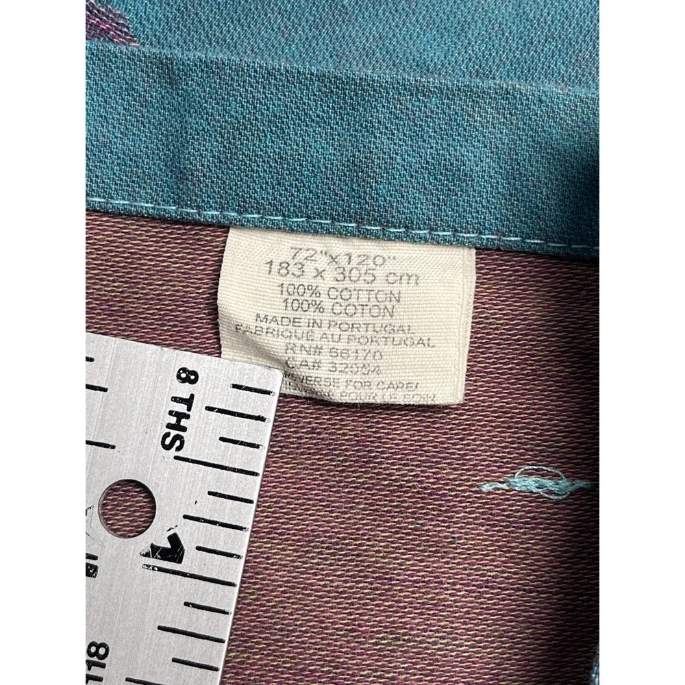 ANTHROPOLOGIE Tablecloth Floral 53x54